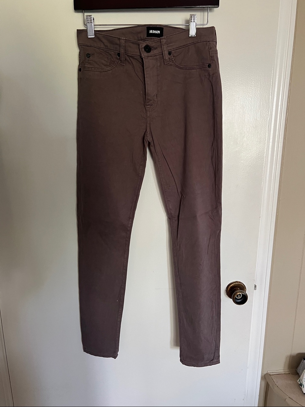 Hudson Jeans Skinny Jeans Brown